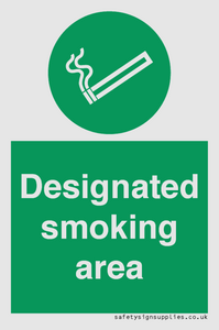 Designated smoking area